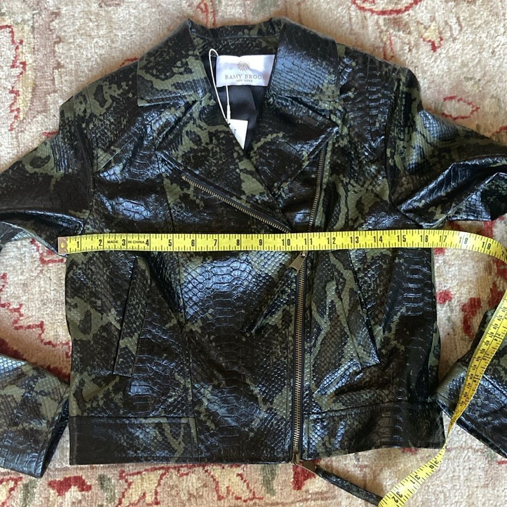 Ramy Brook New York Kane Biker Motto Jacket Size XS NWT 495.00 - Picture 11 of 14